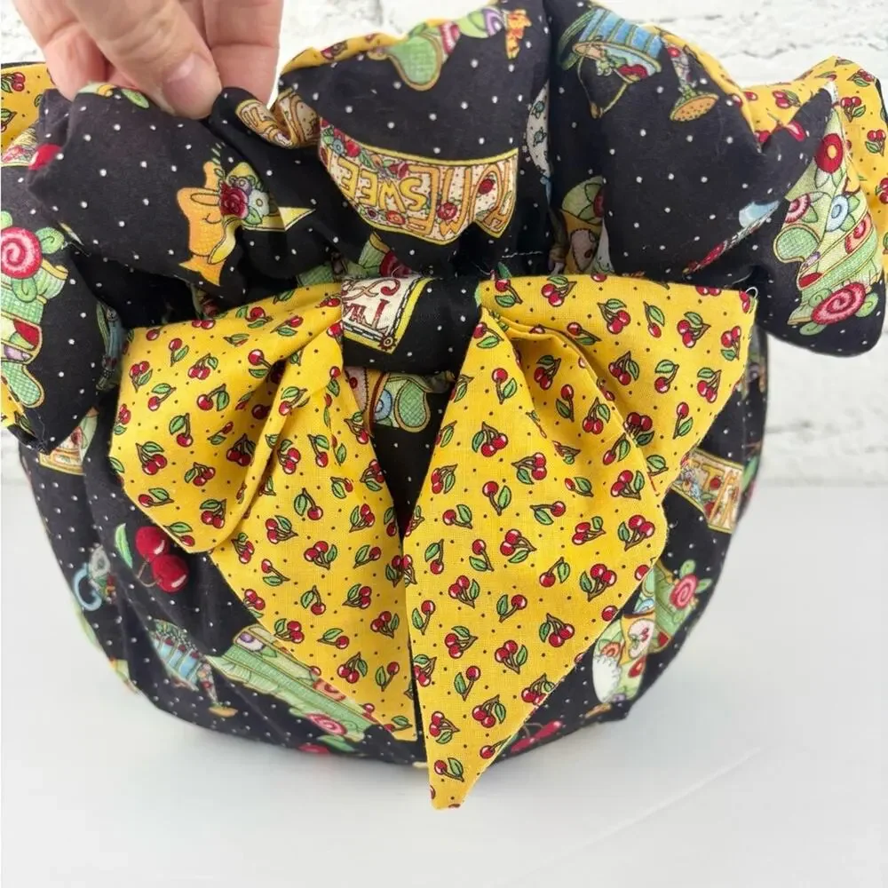 Vintage Y2K Mary Engelbreit Home Sweet Home Fabric Basket